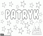 Patryk, nome masculino de origem latina, derivado de Patricius, usado em várias línguas, como variante do Patrik. Patryk, nome polonês para menino, diminutivo de Patrycjusz