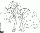 Nightmare Moon, Lua de pesadelo, a malvada e corrompida forma da princesa Luna, um personagem de My Little Pony