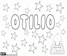 Otílio, nome masculino de origem germânica em vários idiomas, como espanhol, Português e italiano, outras variantes são Odilio e Ottilio