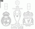 Real Madrid vs Liverpool, a final da UEFA Champions League 2017-2018, NSC Olimpiyskiy Stadium, em Kiev, Ucrânia, 26 de maio de 2018