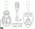 Real Madrid vs Al-Ain, final da FIFA Club World Cup EAU 2018, 22 de dezembro de 2018, Sheikh Zayed Stadium, Abu Dhabi. Al-Ain é o primeiro time do Oriente Médio que disputaram a final da Copa do Mundo de Clubes da FIFA