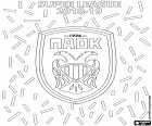PAOK de Salónica, o campeão da Super League 2018-2019, o melhor campeonato profissional do futebol na Grécia