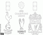 Tottenham vs Liverpool, final da UEFA Champions League 2018 2019, Estadio Metropolitano, Madrid, Espanha, 1 de junho de 2019