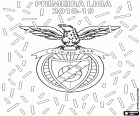 Benfica de Lisboa é o novo campeão da Primeira Liga 2018-2019. Este clube tem o recorde com 37 títulos de campeão na primeira divisão do futebol profissional em Portugal