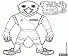 O falcão Falah é o mascote do Campeonato Mundial de Atletismo de Doha 2019