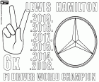Lewis Hamilton conquistou seu sexto título de campeão mundial de Fórmula 1 em 2019. Este é o quinto campeonato mundial com a equipe Mercedes, terceiro consecutivo desde 2017. Ele já havia conquistado seu primeiro título mundial em 2008