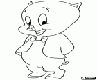 O primeiro personagem famoso da Warner Bros foi Porky Pig, um porquinho tranquilo e elegante de Looney Tunes