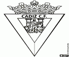 Logo do Cadiz Club de Fútbol, entidade fundada em 1920 em Cádiz, Andaluzia