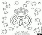 O Real Madrid CF é o campeão 2019-2020 da La Liga. Este é o 34º título de campeão da liga em sua história