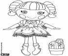 Pairie Dusty Trails, a boneca da pradaria americana com seu pequeno cacto, um personagem Lalaloopsy