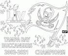 Tampa Bay Buccaneers conquistou o título de campeão do Super Bowl de 2021 ao vencer o Kansas City Chiefs por 31-9. O quarterback Tom Brady ganhou o título de MVP do Super Bowl. Este é o segundo Super Bowl do Tampa Buccaneers após o título de 2002. A franquia de Tampa é a primeira a ganhar o campeonato em seu próprio estádio