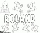 Roland, nome derivado do antigo nome germânico Hrodland. É um nome para menino em várias línguas como inglês, francês, alemão, holandês, húngaro, polonês e sueco. É também a transliteração de mesmo nome em búlgaro e ucraniano
