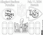San Francisco 49ers x Kansas City Chiefs, o Super Bowl LVIII é disputado no Allegiant Stadium, em Paradise, Nevada, no domingo, 11 de fevereiro de 2024