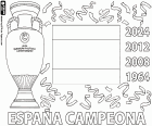 A Espanha é a nova campeã da UEFA Euro 2024 depois de vencer a Inglaterra por 2 a 1 na final, com gols de Nico Williams e Mikel Oyarzabal contra o gol de Cole Palmer. Com este campeonato, a Espanha é a primeira no ranking continental com quatro títulos, superando a Alemanha que tem três campeonatos. Nico Williams foi eleito o melhor jogador da final, Rodrigo Hernández, Rodri, o melhor jogador do torneio e Lamine Yamal, o melhor jogador jovem do torneio