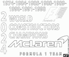 A equipe britânica McLaren é a nova campeã do Campeonato Mundial de Construtores de F1 na temporada de 2024 com os pilotos Lando Norris e Oscar Piastri. Este é o nono título conquistado pela equipe de Woking, os campeonatos anteriores foram em 1974, 1984, 1985, 1988, 1989, 1990, 1991 e 1998