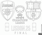 Arsenal FC x FC Barcelona, final da Liga dos Campeões Feminina da UEFA, no sábado, 24 de maio de 2025, no Estádio José Alvalade em Lisboa, Portugal