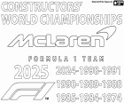 A equipe britânica McLaren defendeu com sucesso o título do Campeonato Mundial de Construtores da Fórmula 1 para a temporada de 2025, com Lando Norris como campeão e Oscar Piastri em terceiro no campeonato de pilotos. Este é o décimo título da equipe sediada em Woking; seus campeonatos anteriores foram conquistados em 1974, 1984, 1985, 1988, 1989, 1990, 1991, 1998 e 2024.