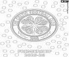 desenho de Celtic FC, Campeonato 2025-2026 para colorir