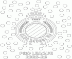 desenho de Club Brugge, campeão 2025-2026 para colorir