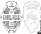 desenho de Olympiacos BC, Euroleague 2026 para colorir