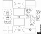desenho de Fase final da Copa do Mundo FIFA 2026 para colorir