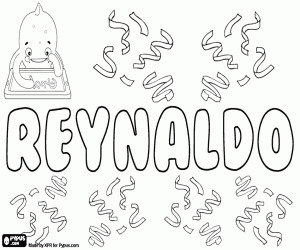 desenho de Reynaldo, variante de Reinaldo para colorir