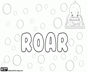 desenho de Roar, nome norueguês para menino para colorir
