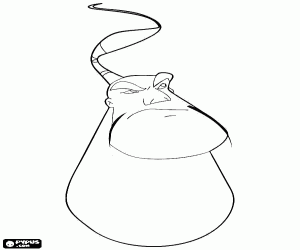 desenho de O rosto de Lian Chu para colorir