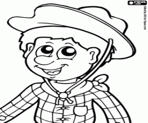 desenho de Rosto de um cowboy para colorir