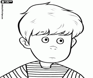 desenho de O rosto do Ted, Lorax para colorir