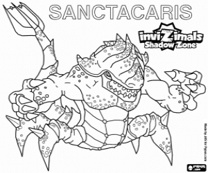 desenho de Sanctacaris, Invizimals A nova dimensão para colorir