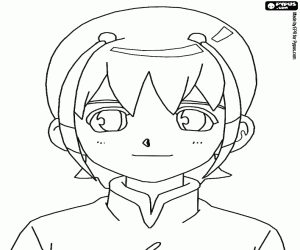 desenho de Shuu de Inazuma Eleven Go para colorir