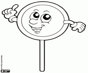 desenho de Um sinal de tráfego circular para colorir