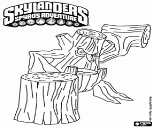 desenho de Skylander Stump Smash para colorir