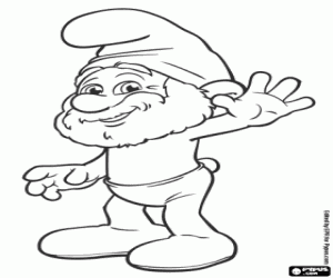 desenho de Os Smurfs para Paris para colorir