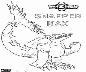 desenho de Snapper Max, Invizimals para colorir