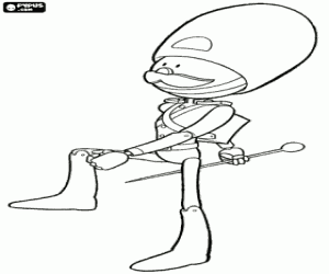desenho de O Soldado de madeira do Carrossel Mágico para colorir
