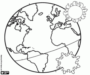 desenho de O solstício de junho para colorir
