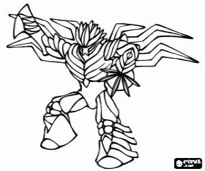 desenho de Sommo luminescente, o senhor da luz para colorir