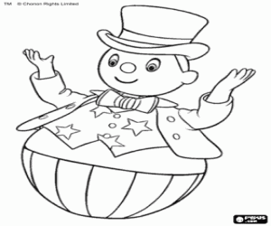 desenho de Sr. Wobbly, um personagem do Noddy para colorir