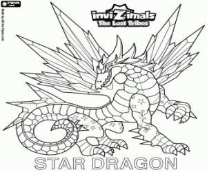 desenho de Star Dragon, Invizimals Tribos Perdidas para colorir