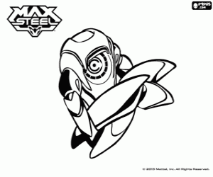 desenho de Steel, alien de Max Steel para colorir