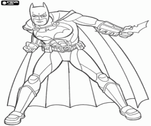 desenho de O super-herói Batman para colorir