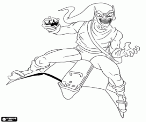 desenho de O super vilão Duende Verde para colorir