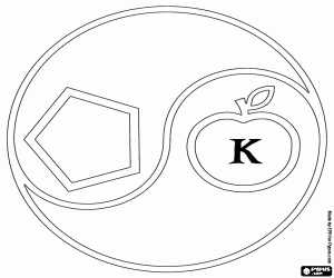 desenho de O símbolo do Caos Sagrado para colorir