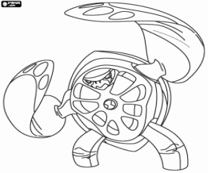 desenho de Tartagira, Ben 10 Ultimate Alien para colorir