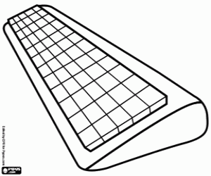 desenho de Um teclado de computador para colorir