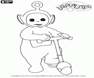 desenho de Teletubbies Po para colorir