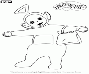 desenho de Teletubbies Tinky Winky para colorir