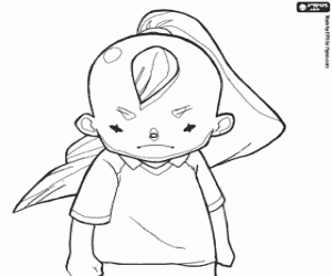 desenho de Tim Sanders ou Ayumu Shorin para colorir